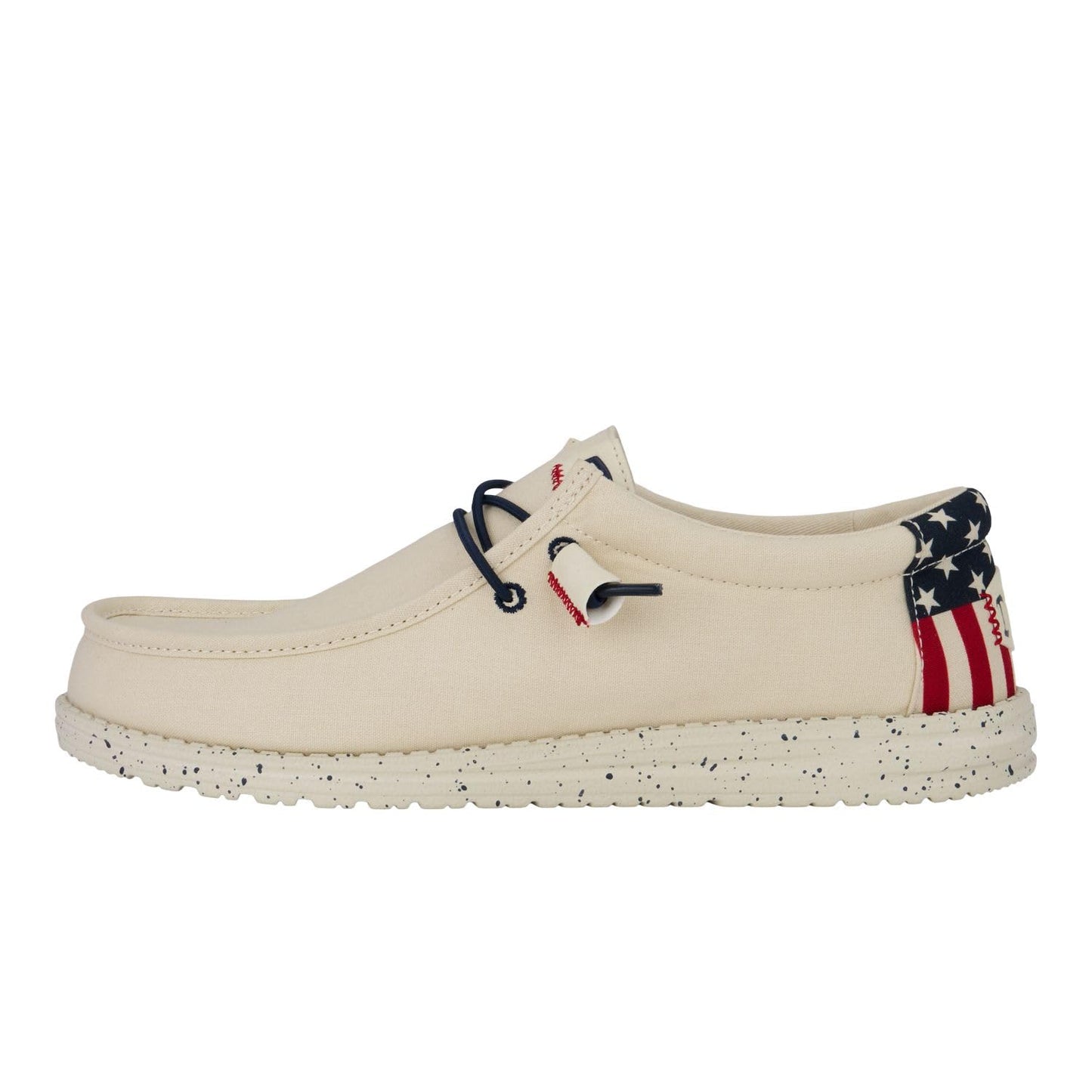 Hey Dude Wally Patriotic, Mens Shoes, Slip-on Loafers, Comfortable & Light-Weight