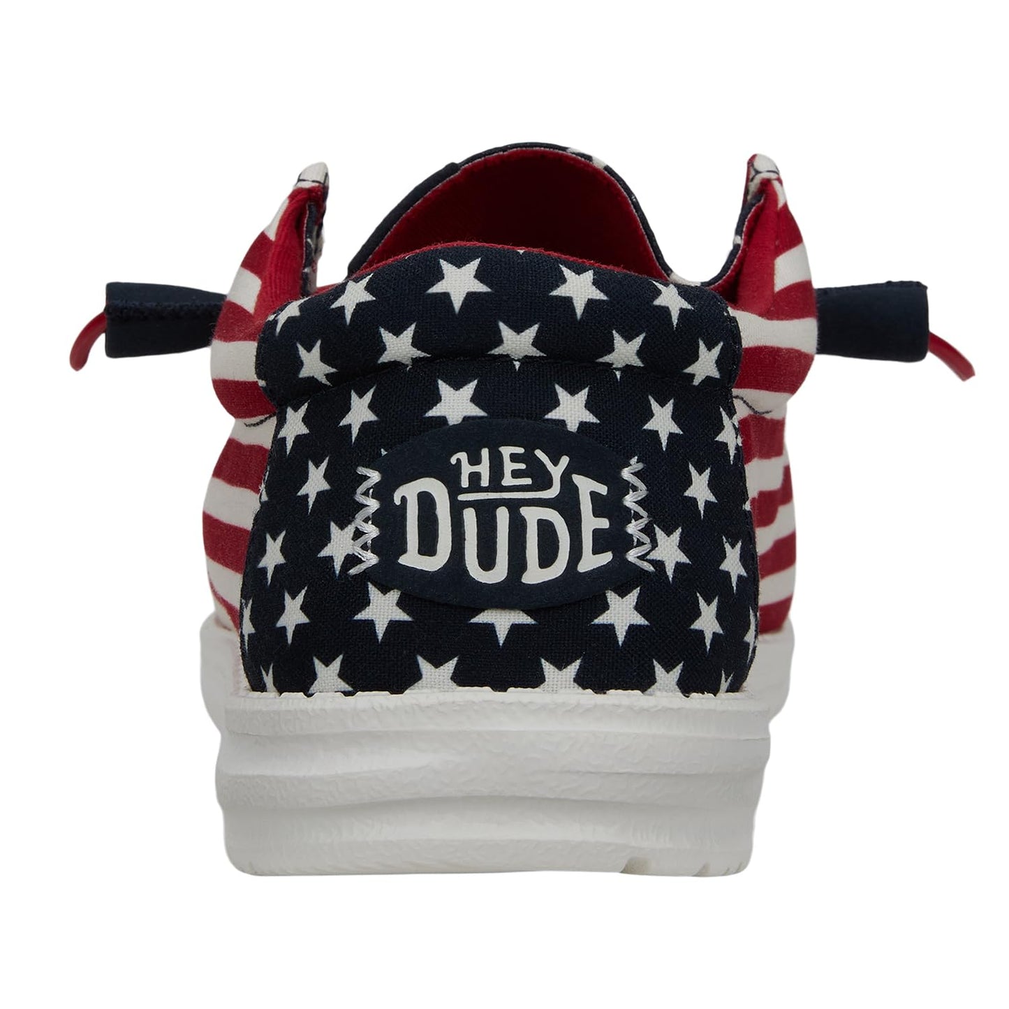 Hey Dude Wally Patriotic, Mens Shoes, Slip-on Loafers, Comfortable & Light-Weight