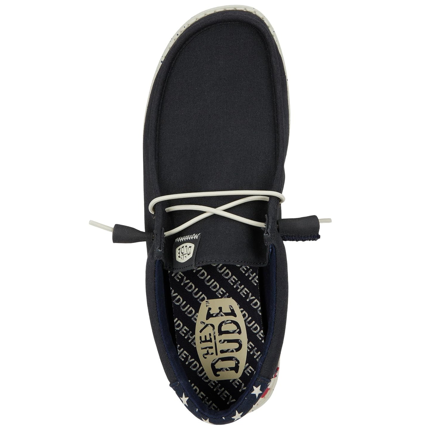 Hey Dude Wally Patriotic, Mens Shoes, Slip-on Loafers, Comfortable & Light-Weight